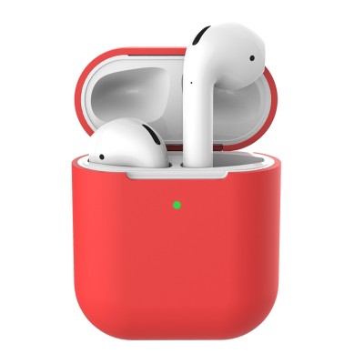 Compatible AirPod 2 Charging Wireless Headset Silicone Cover Case For Airpod front Led visible